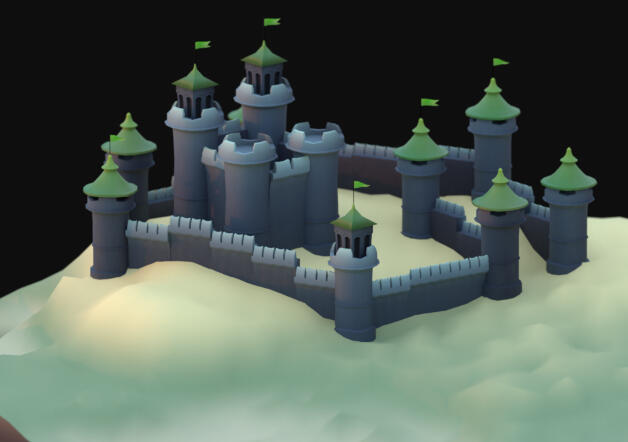 Low Poly Castle